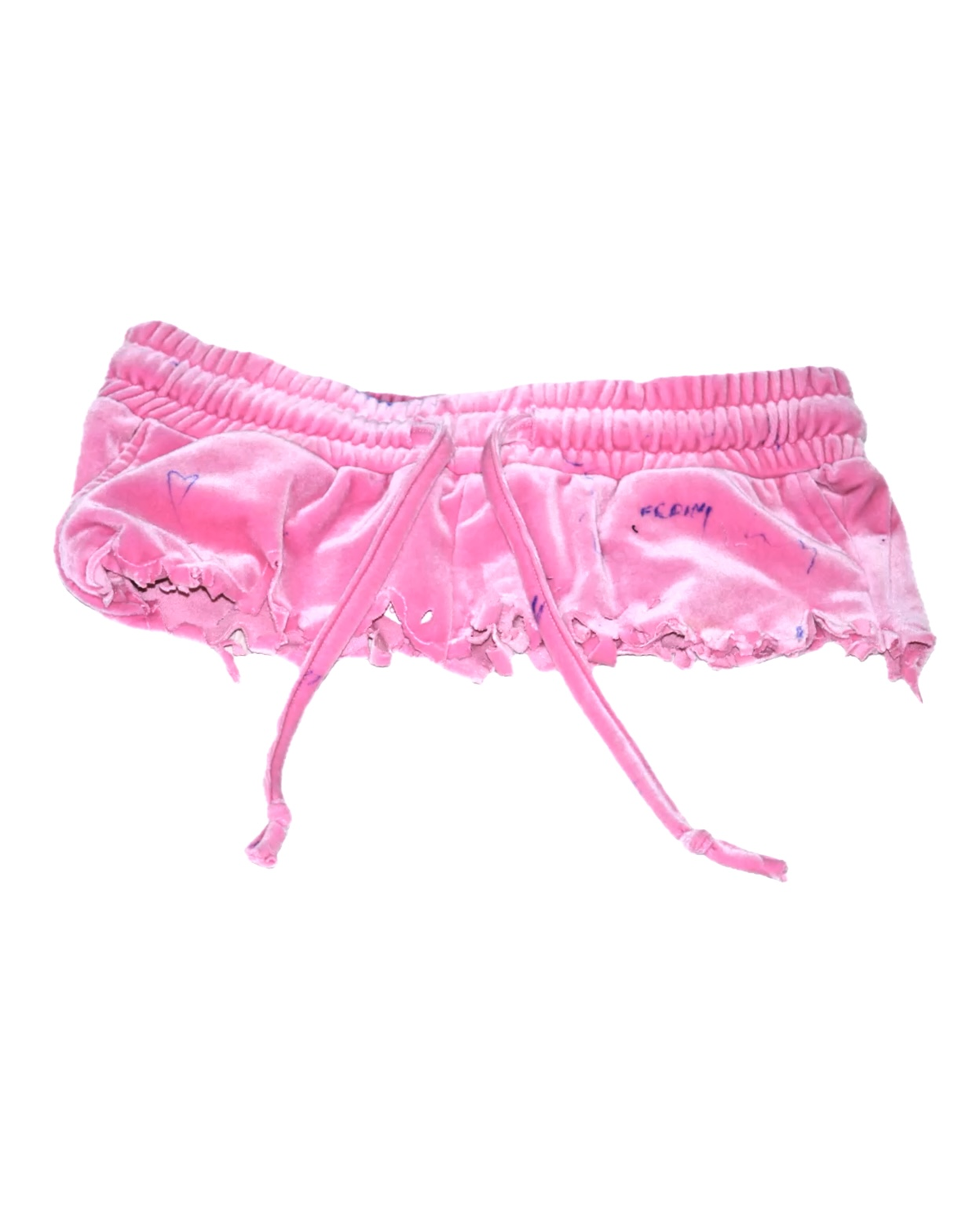 PINK GRUNGE TOP / WAIST